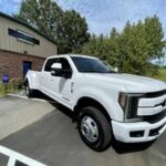 White Truck in an Auto Detail Shop