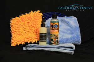 Rinseless wash tools set